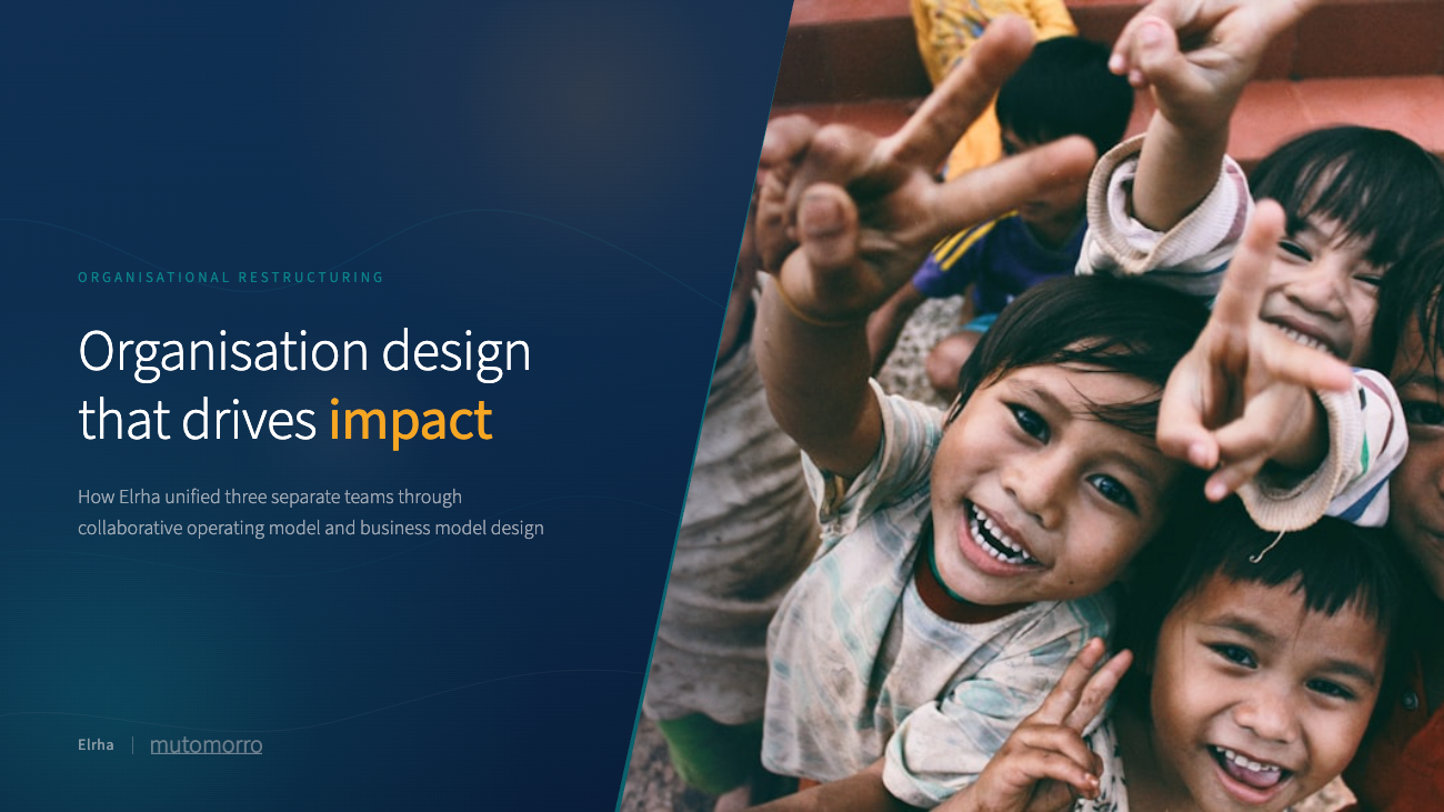 Charity organisational design - operating model for charities